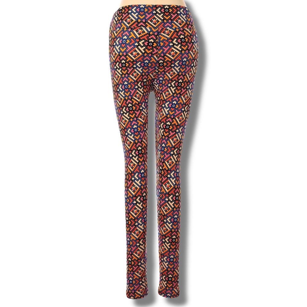 🦋 5/$25 - LuLaRoe Geometric Leggings - One Size (OS) fits sizes 2-10 - Picture 3 of 14